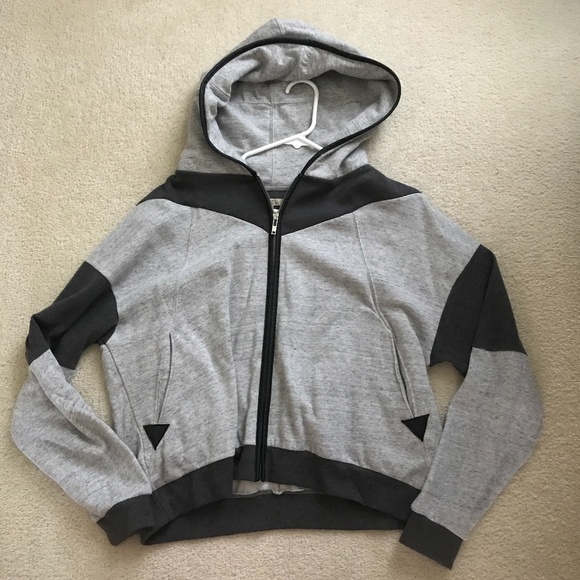 Zara Trafaluc Gray Hoodie Zip Up - Picture 1 of 3